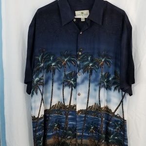 Island Shores Button Down Shirt size Large